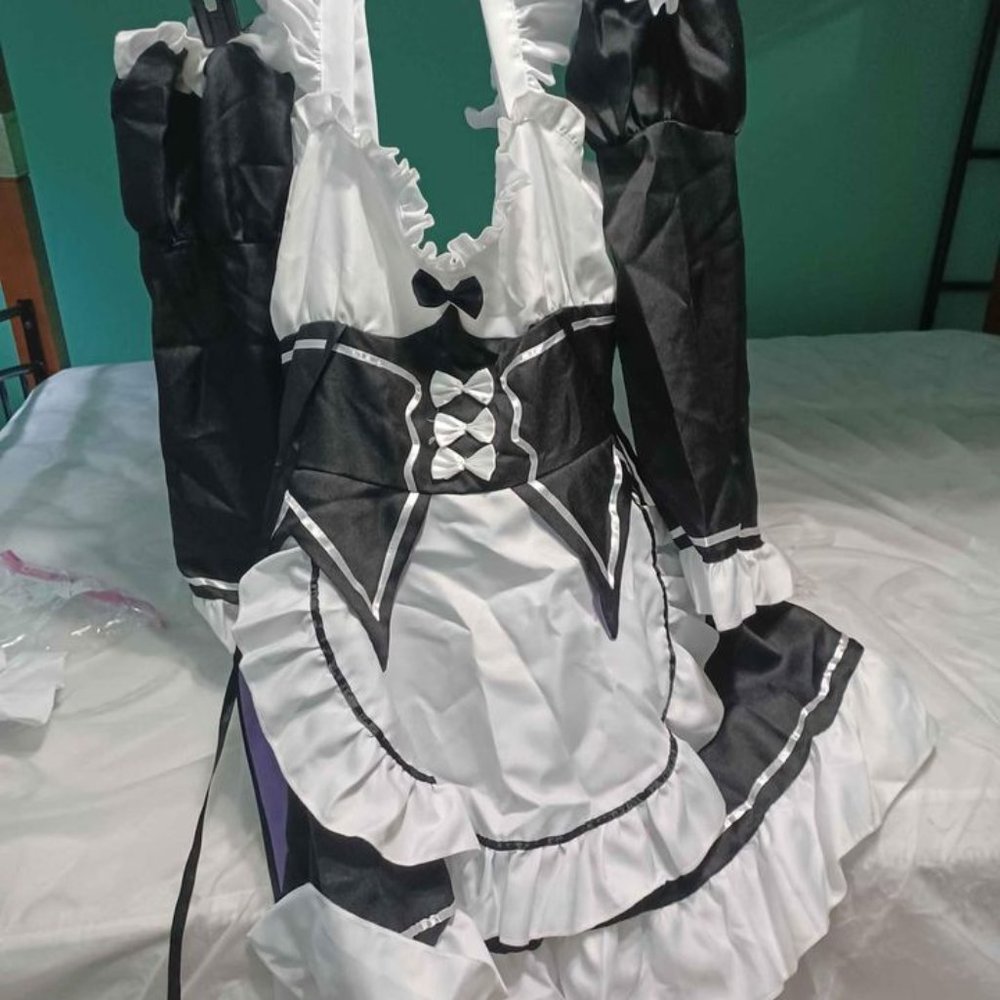 *Sold*Re:Zero Rem/Ram dress L